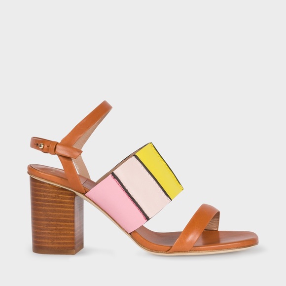 Paul Smith Color Block Heeled Sandal - Picture 9 of 10